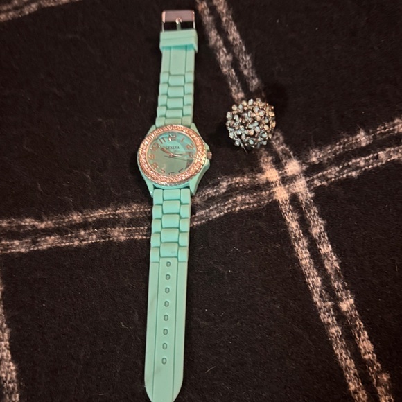 Geneva Accessories - Geneva Aqua Watch and Ring